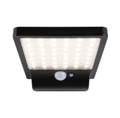Solveig vegglampe utendørs 4,8W 3000 Kelvin m/bevegelses sensor - Solcelle