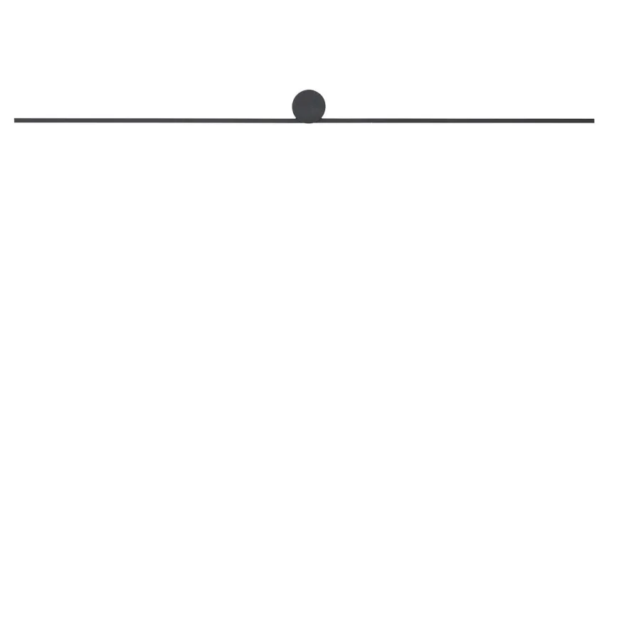 Spin vegglampe medium 99 cm 14W 3000K - Svart