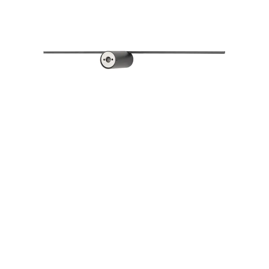 Spin vegglampe small 66 cm 9W 3000K - Svart