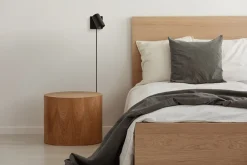 Spoton firkantet vegglampe GU10 med bryter
