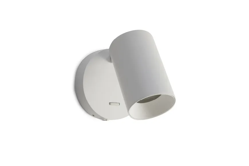 Spoton rund vegglampe GU10 med bryter