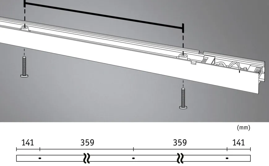 Strømkanal til Linion kanalsystem 80W 3000 Kelvin - Startmodul