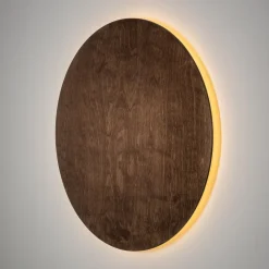 Timber rund vegglampe 50 cm 16W 3000 Kelvin