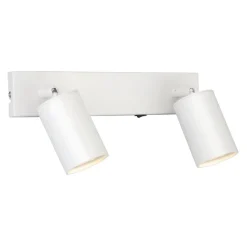Toronto dobbel vegglampe - Hvit