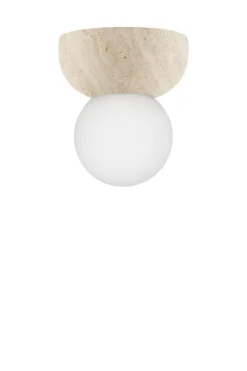 Torrano vegg og taklampe - Travertine