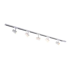 Trackline Conic spotskinne 1,5 meter 5 spot - Hvit