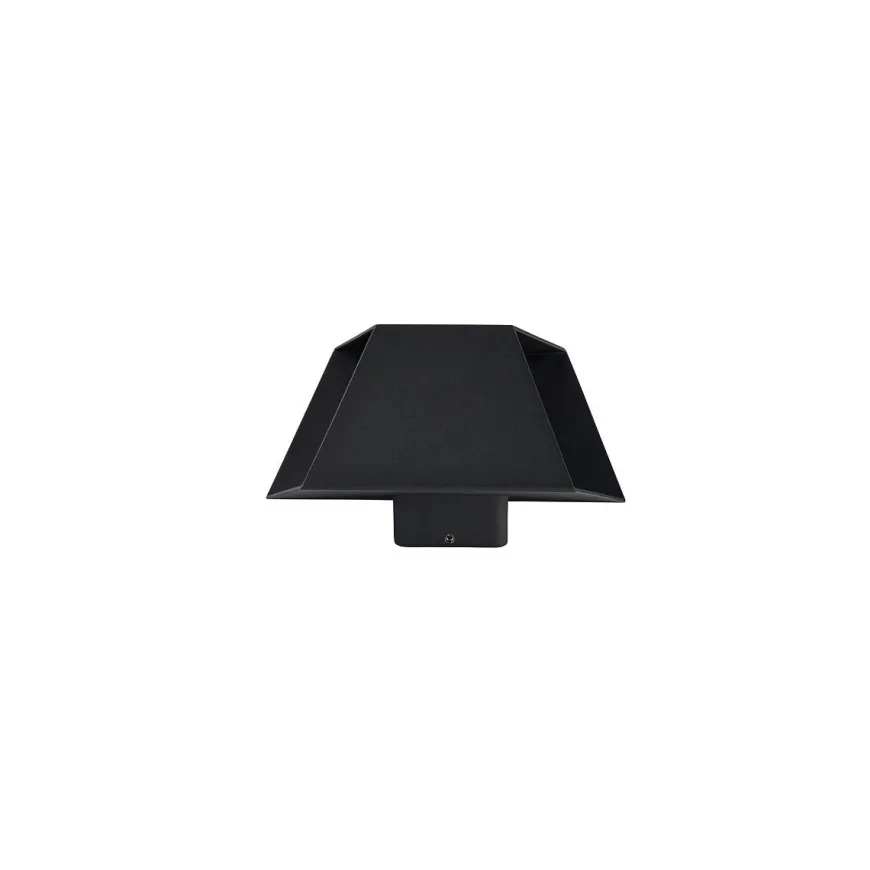 Triangles vegglampe opp/ned lys utendørs IP54 2x5W 3000K - Svart