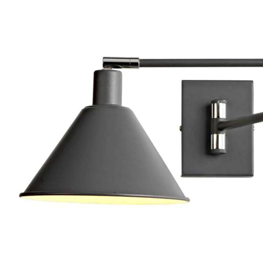 Tripoli vegglampe - Grå