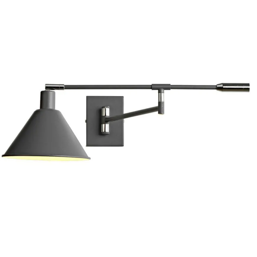 Tripoli vegglampe - Grå