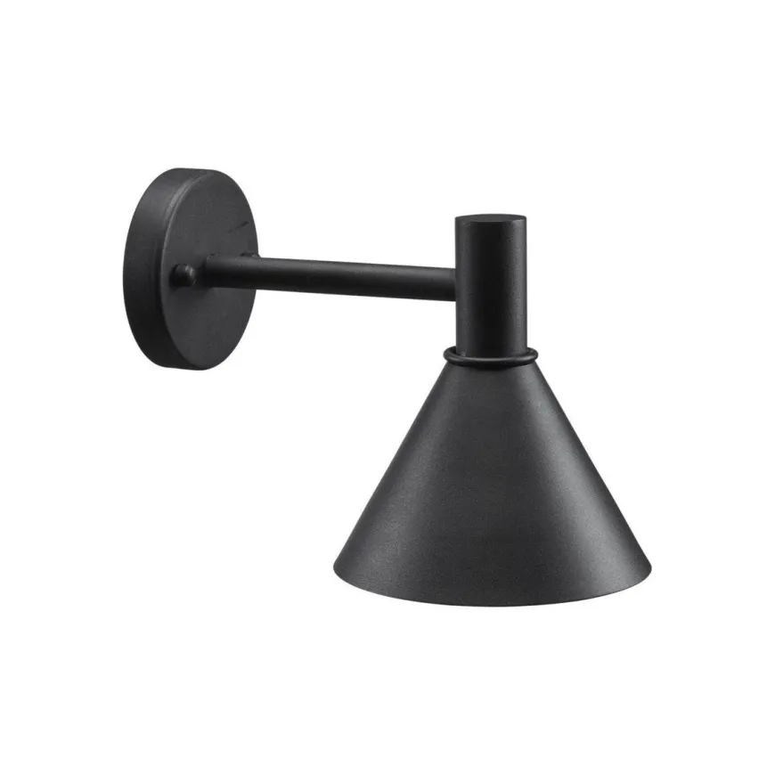 Tripp mini vegglampe utendørs IP44 - Svart