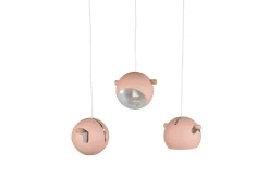Tubbie takpendel 3 lys - Dusty Pink