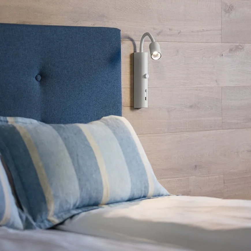 Tube vegglampe med USB 2700K dimbar