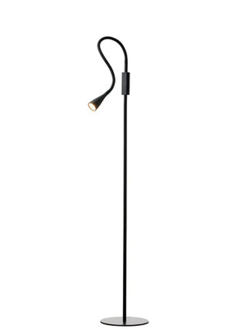 Twist gulvlampe 3W 3000K 3 step dim - Svart