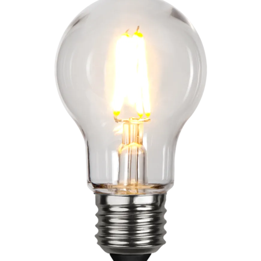 Utendørs E27 Filament LED 2,5W 2700K 55mm ikke dimbar - Klar
