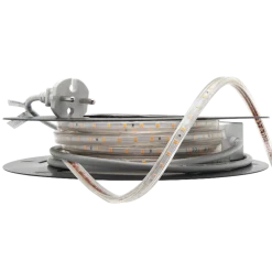 230V LED-Strip 9,2W 3000K IP65 Dimbar m/støpsel - 10 meter