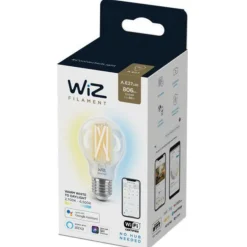 WiZ E27 Lyspære filament A60 6,7W Wifi - Justerbar fargetemperatur 2700-6500 Kelvin