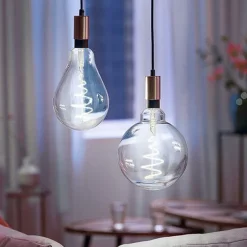 WiZ E27 Lyspære filament G200 6,5W Wifi - Justerbar fargetemperatur 2700-6500 Kelvin