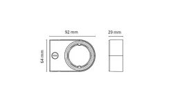 Zip Star spot 6,5W LED 2000K-2800K dim to warm