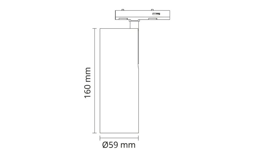 Zip Tube Mini spot 14W LED 3000K